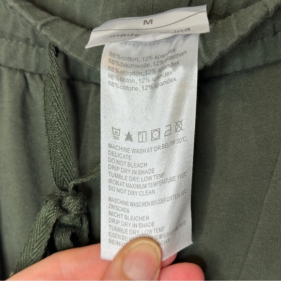 Baleaf Dark Green Tapered Sweatpants | Armey Green Joggers Size Medium - Picture 6 of 13